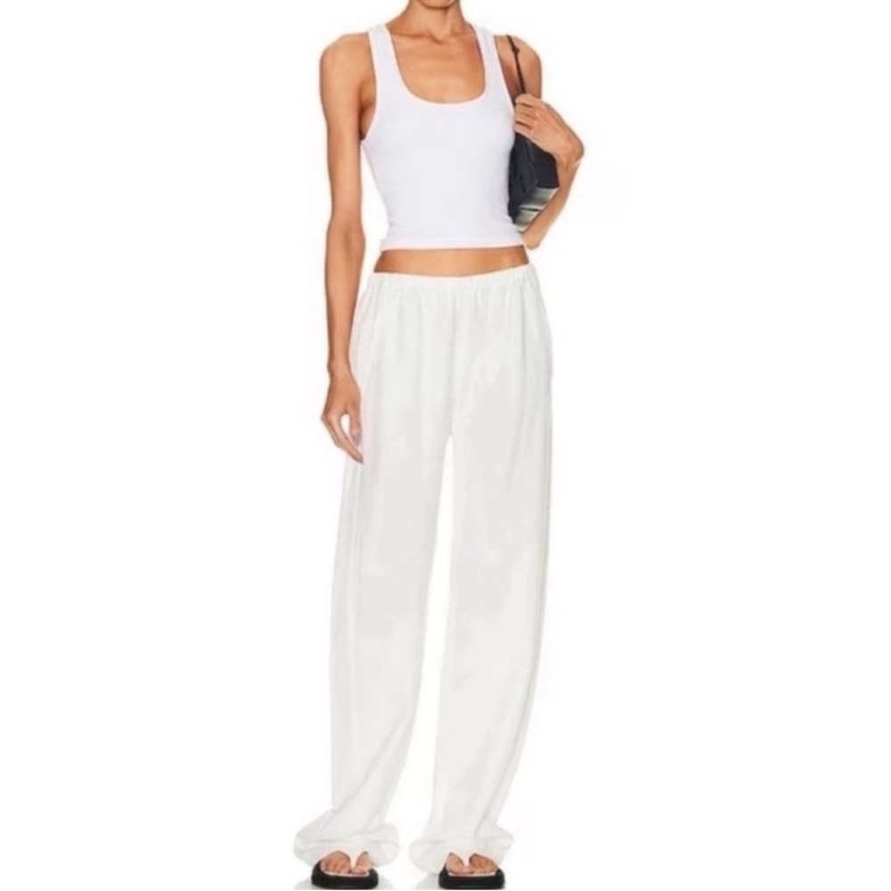 Brand new Enza Costa twill everywhere pant in white